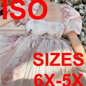 ISO/SEEKING: Size 6X Selkie Dress